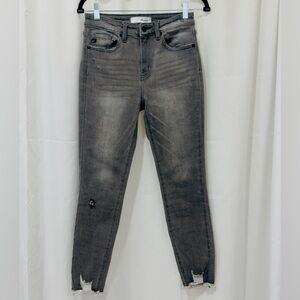 KanCan Grey Mia High Rise Super Skinny Distressed Jeans 7/27 Preloved/Excellent
